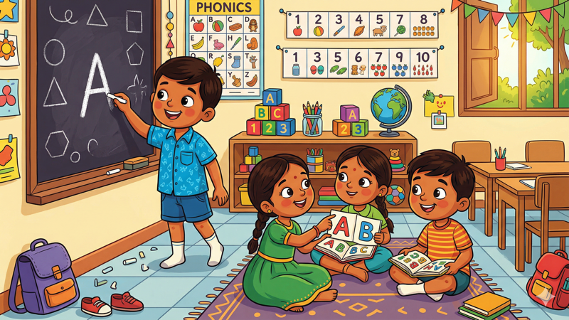 Toondemy Junior class at ToonDemy PreSchool