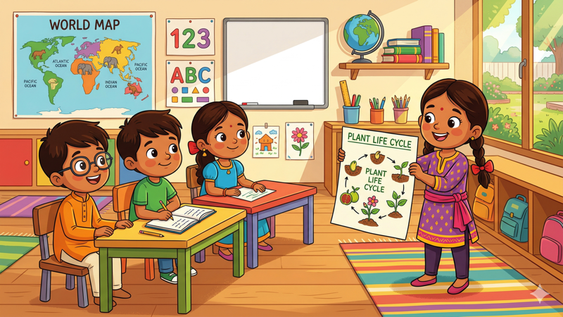 Toondemy Senior class at ToonDemy PreSchool